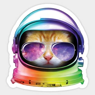 Kitty in Space Sticker